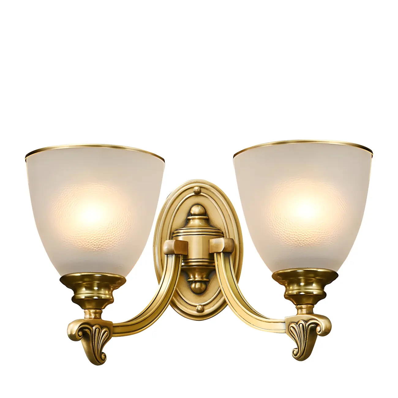 Modern Gold Glass Wall Light for Living Room Decor Image - 6 | homeyfad