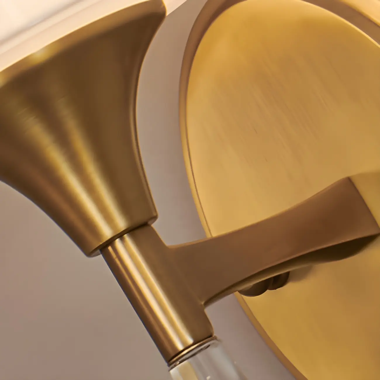 Modern Gold Glass Wall Light for Living Room Decor Image - 10 | homeyfad