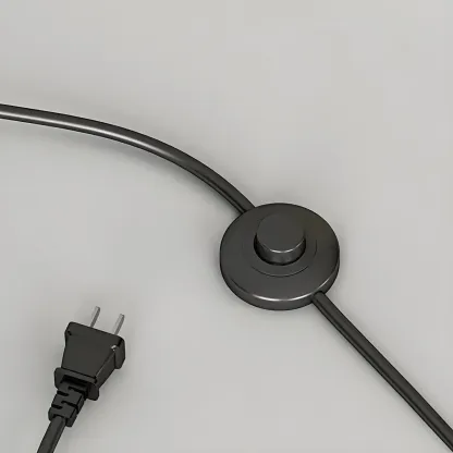 Modern White Floor Lamp with Table for Living Room Image - 10