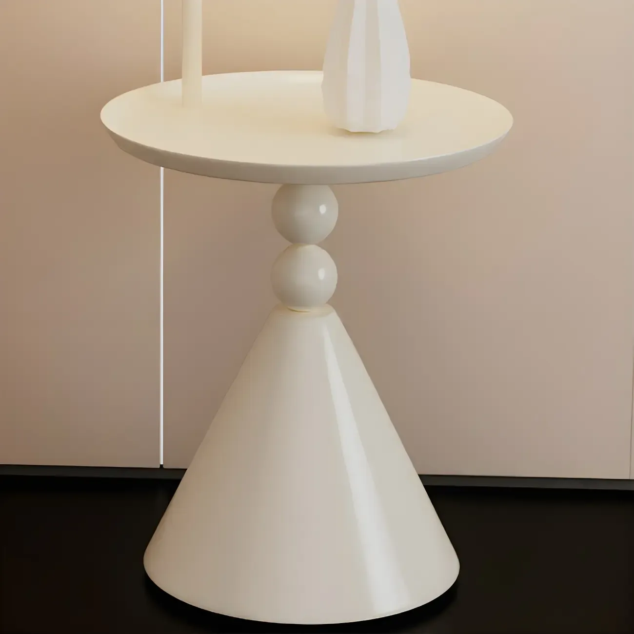 Modern White Floor Lamp with Table for Living Room Image - 11