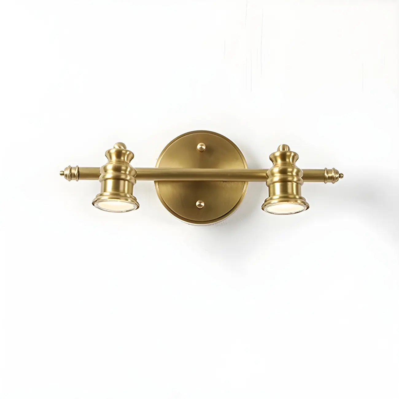 Elegant Metal Gold Vanity Light with Copper Shade for Bathroom Image - 6 | homeyfad