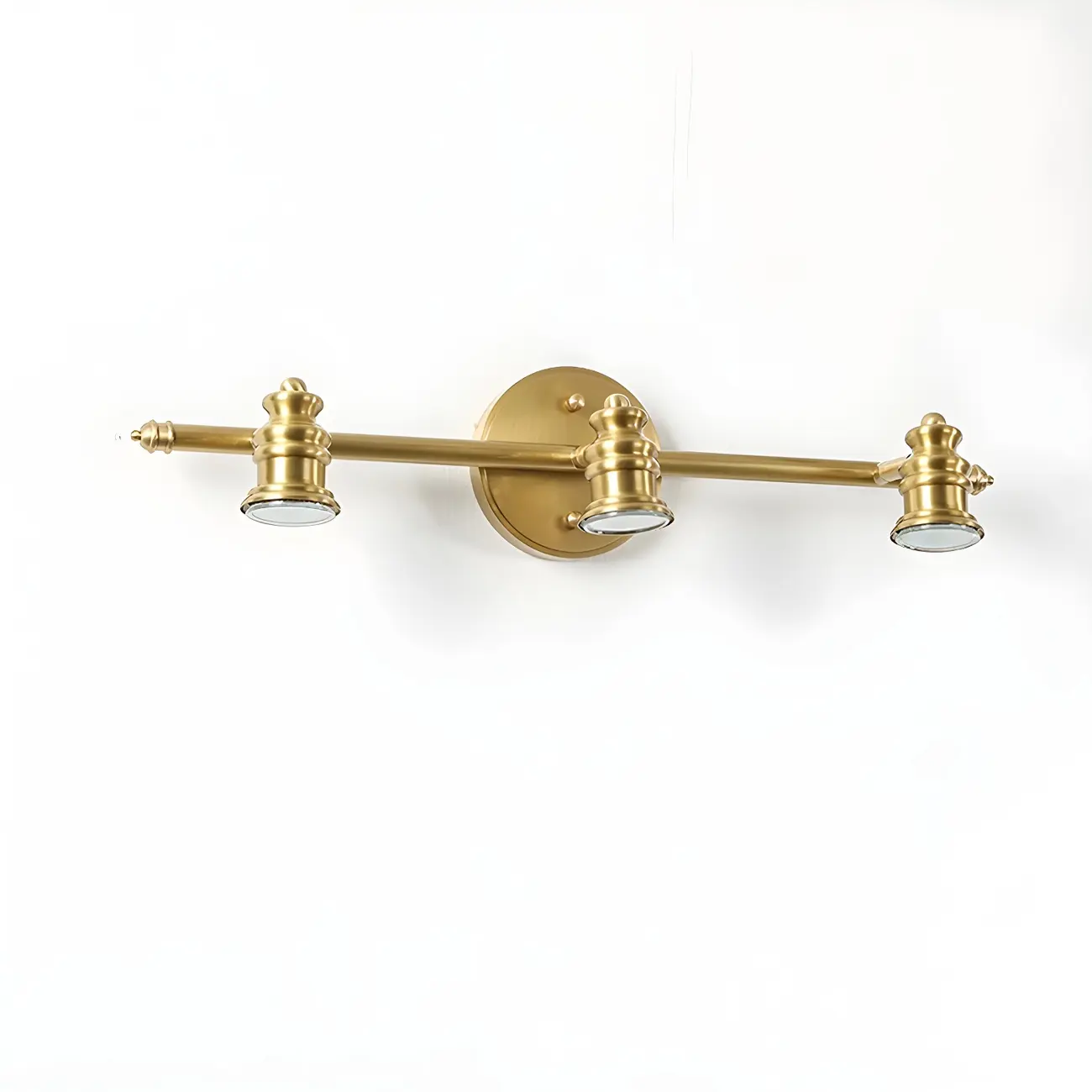 Elegant Metal Gold Vanity Light with Copper Shade for Bathroom Image - 7 | homeyfad