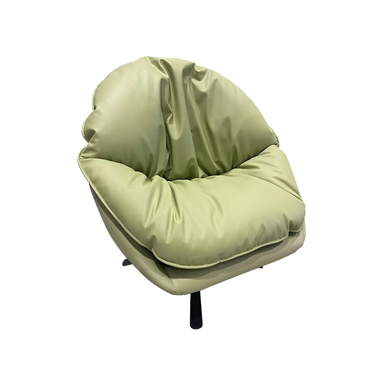 Classic Fabric Accent Chair with Swivel for Living Room Image - 8