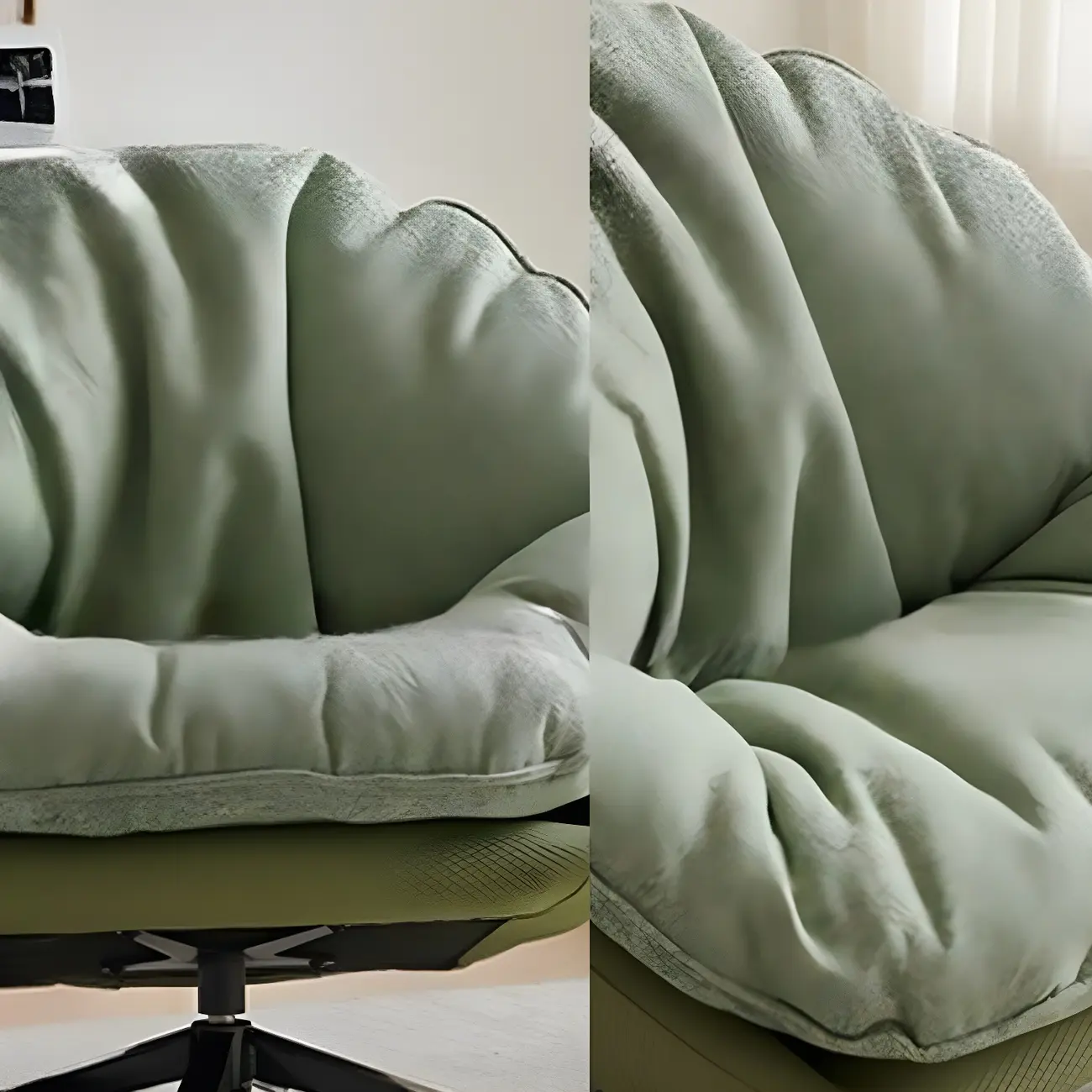 Classic Fabric Accent Chair with Swivel for Living Room Image - 11 | homeyfad