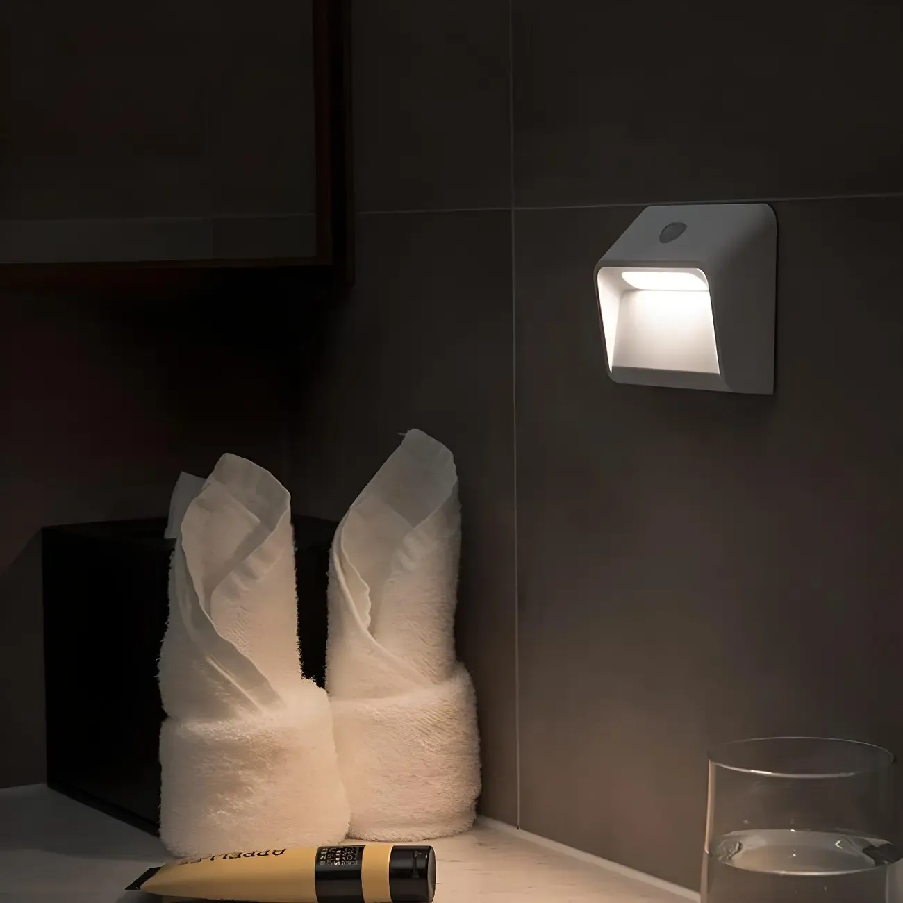 Modern Plastic White Rechargeable Wall Sconce Image - 1