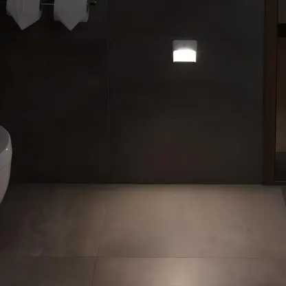 Modern Plastic White Rechargeable Wall Sconce Image - 2