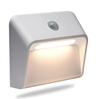 Modern Plastic White Rechargeable Wall Sconce Image - 6