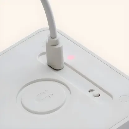 Modern Plastic White Rechargeable Wall Sconce Image - 7