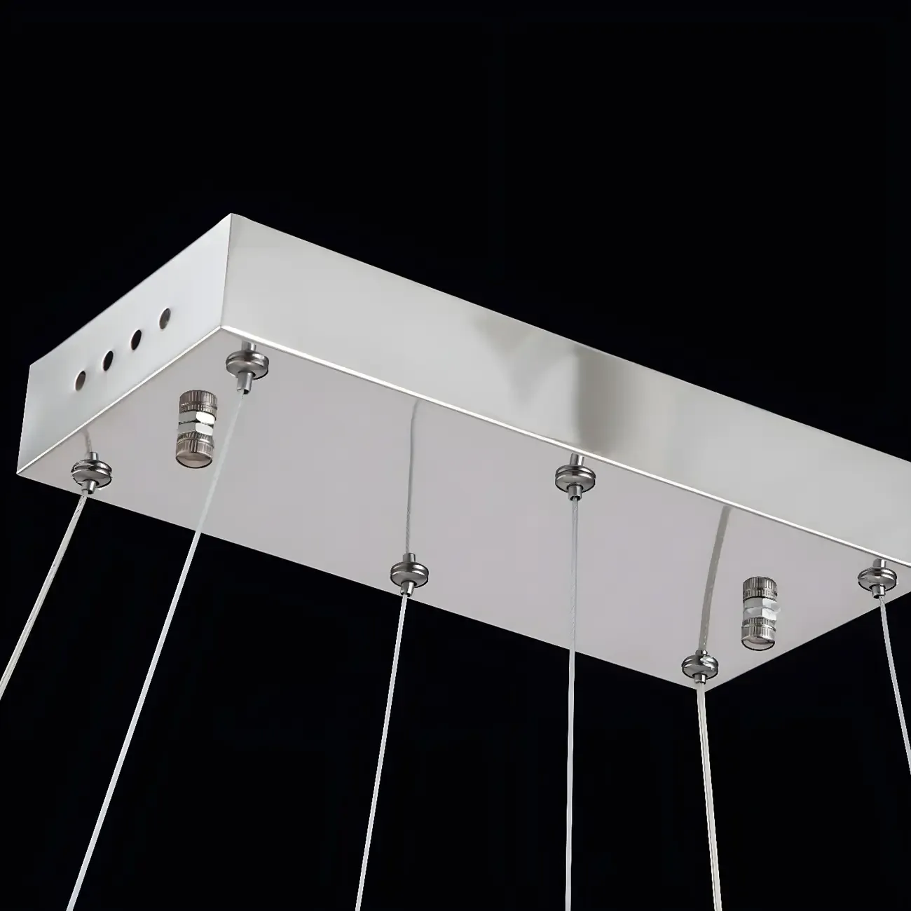 Elegant Gold/Silver Crystal Kitchen Island Pendant Light Image - 13