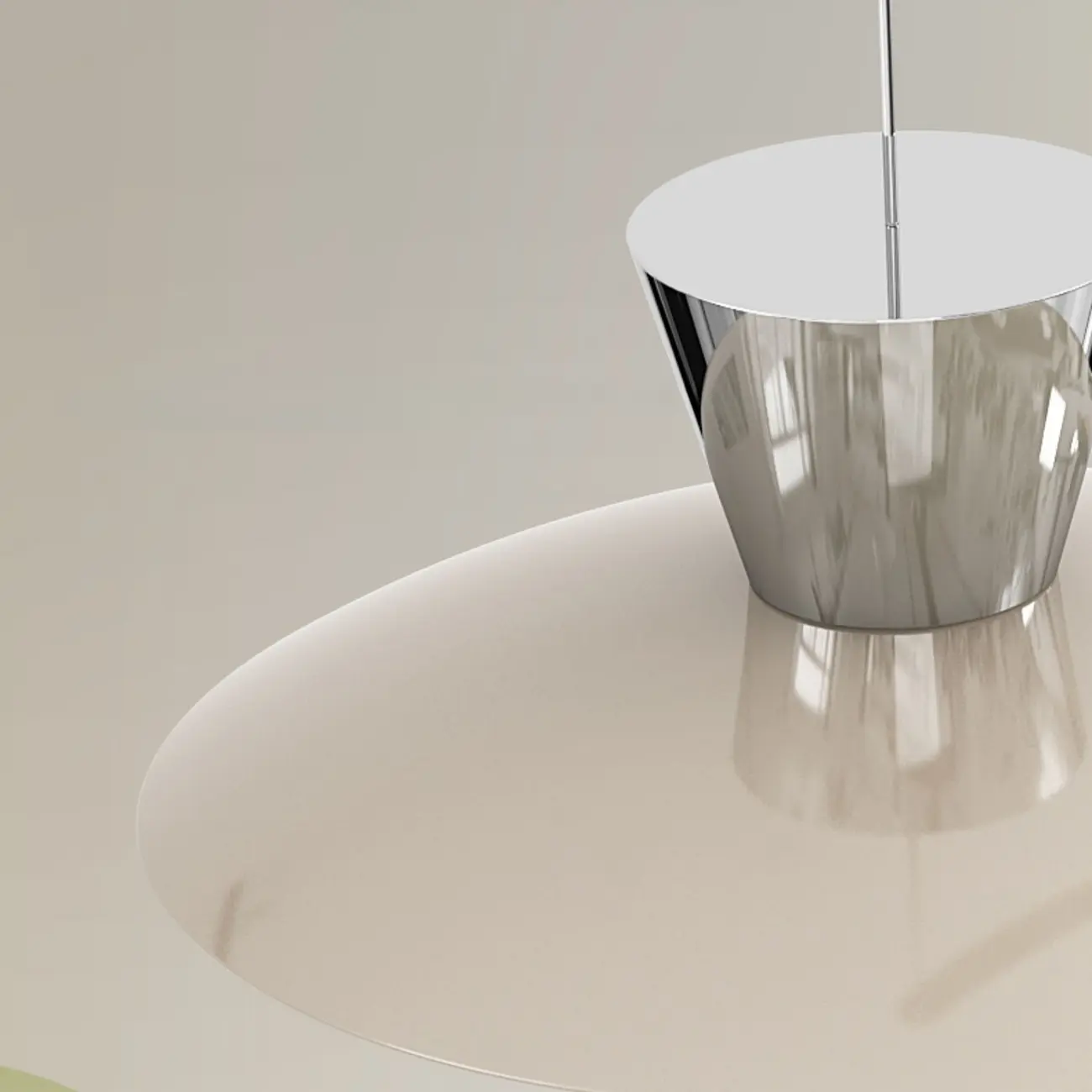 Modern Silver Metal Geometric Island Light for Kitchens Image - 9 | homeyfad