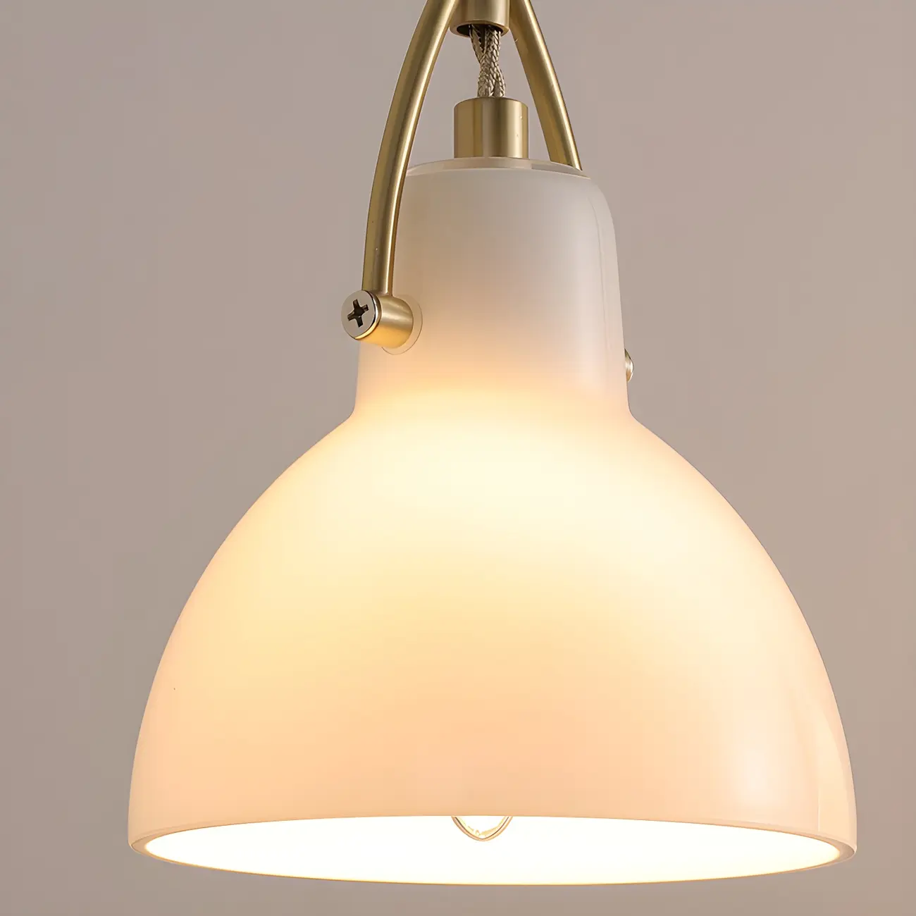 Modern Gold Glass Island Pendant Light for Dining Room Image - 7 | homeyfad