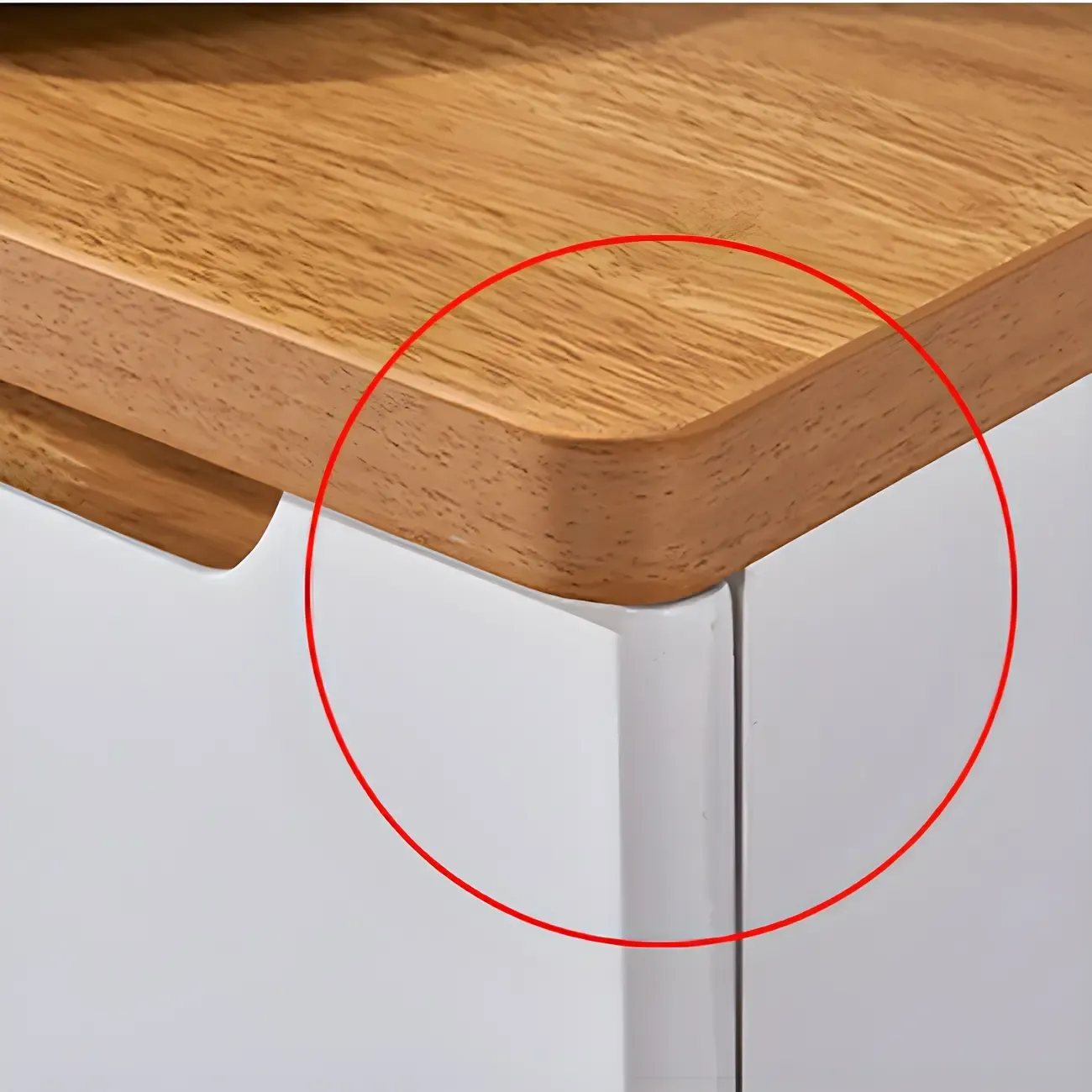 Entryway White Solid Wood Shoe Storage Cabinet Image - 19