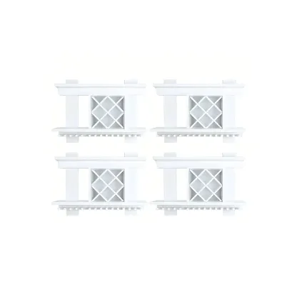 Pine Wooden Wall-Mounted Display Open Wine Bottle & Glass Rack Image - 33