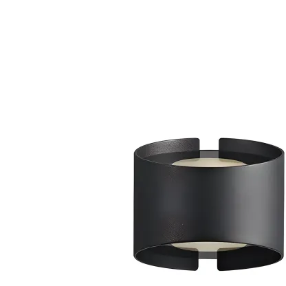 Modern Metal Cylinder Indoor 2-Light Wall Sconce Image - 4