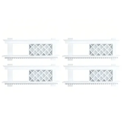 Pine Wooden Wall-Mounted Display Open Wine Bottle & Glass Rack Image - 51