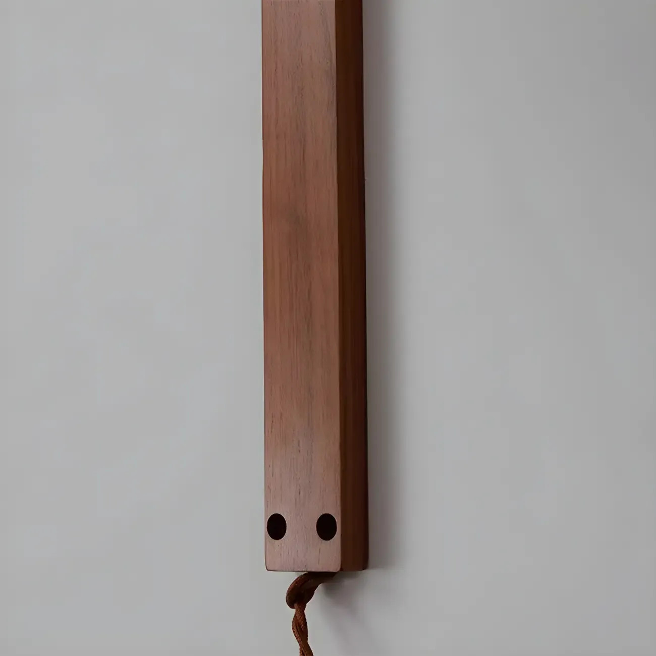Simple Wood Brass Adjustable Wall Sconce Image - 8