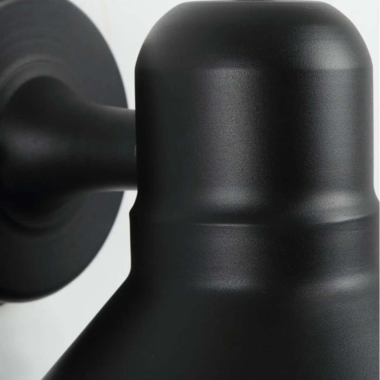 Industrial Metal Black Cone LED Outdoor Wall Light Fixture  Image - 10 | homeyfad