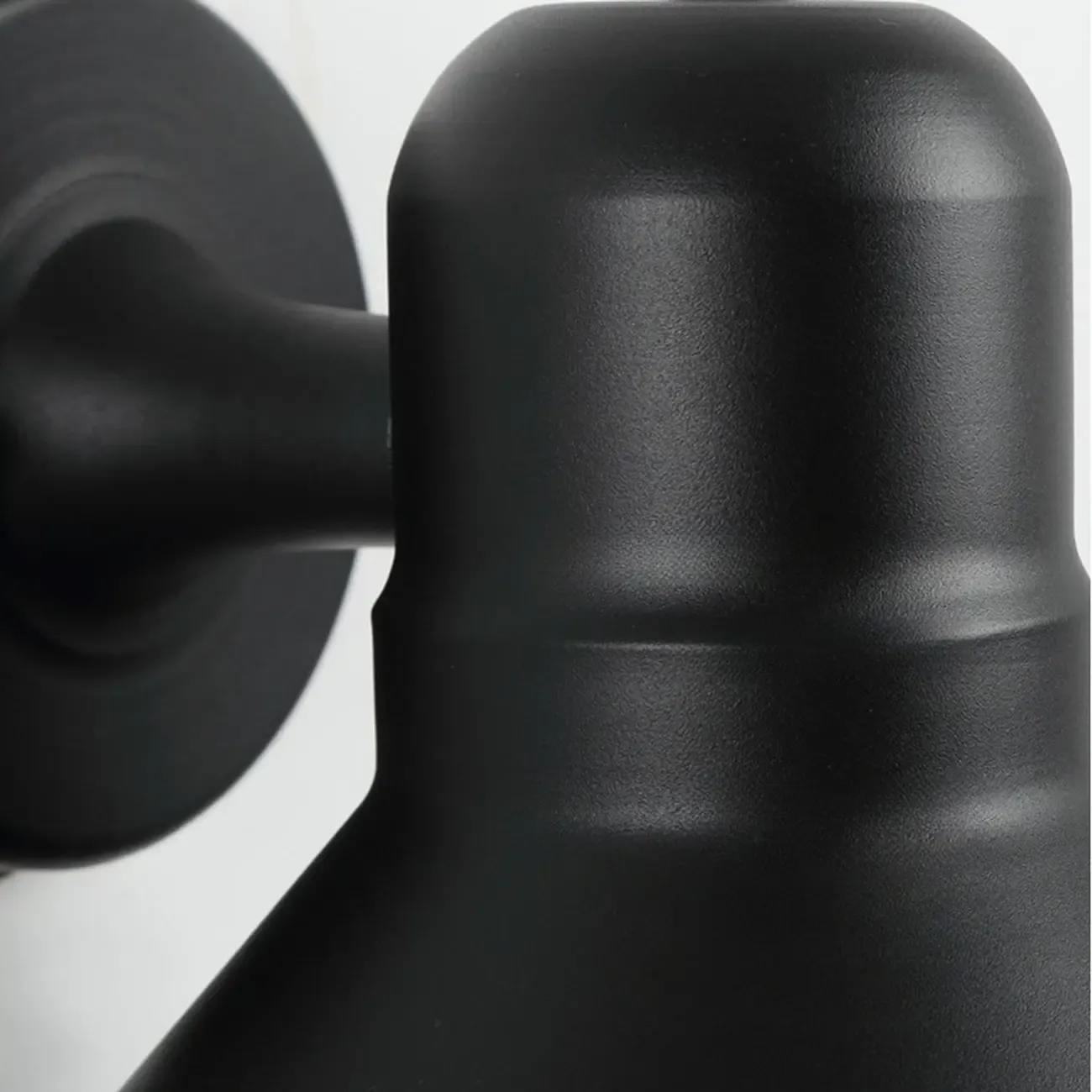 Industrial Metal Black Cone LED Outdoor Wall Light Fixture  Image - 10