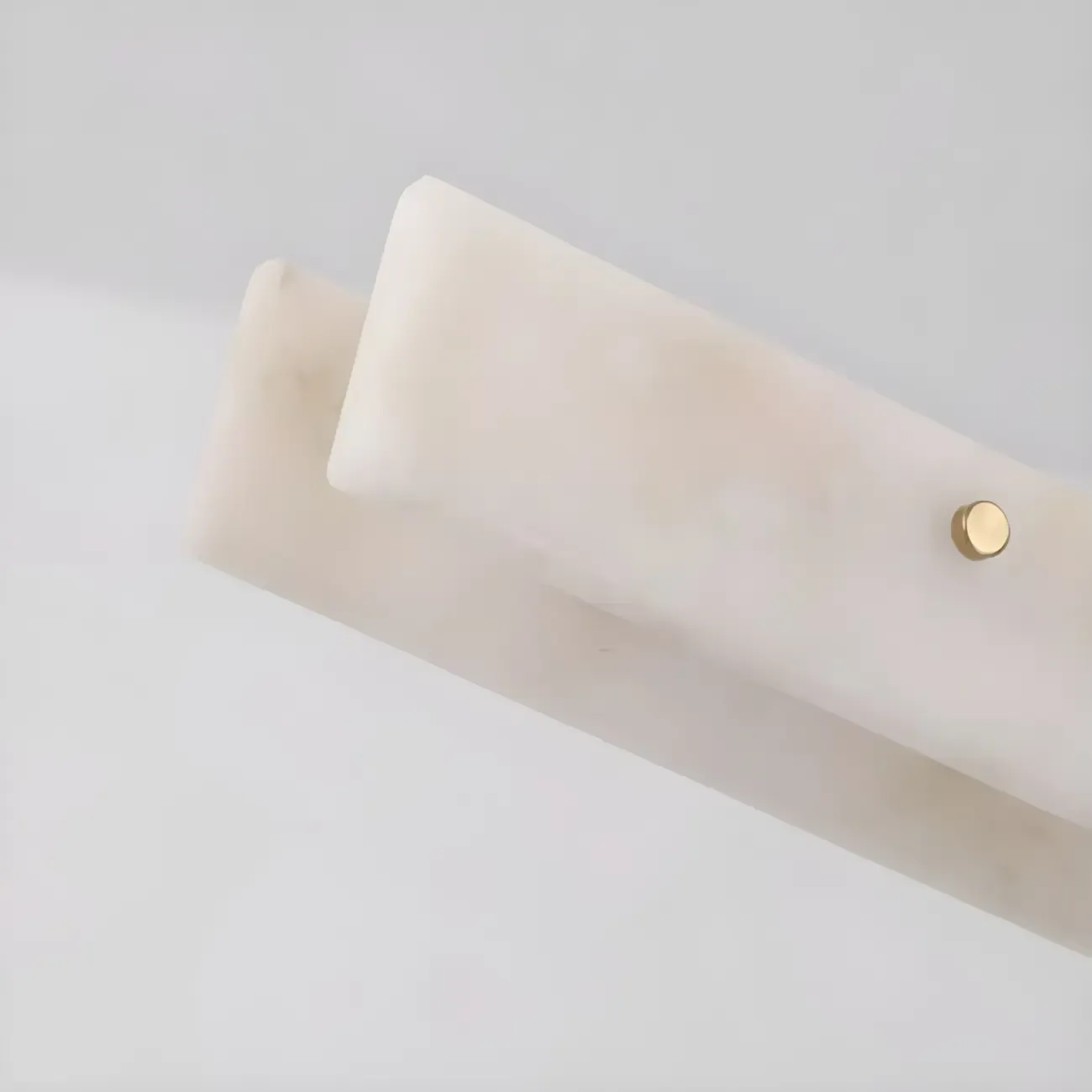 Modern Gold Metal Rectangle Kitchen Island Pendant Light Image - 12