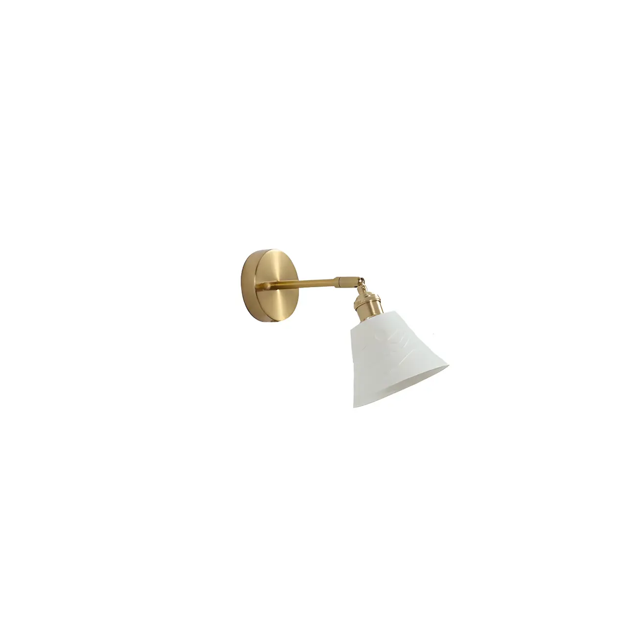 Modern Brass Down Swing Arm Wall Light for Bedroom Decor | homeyfad