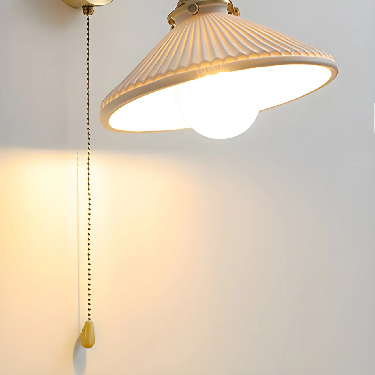 Modern Brass Down Swing Arm Wall Light for Bedroom Decor | homeyfad