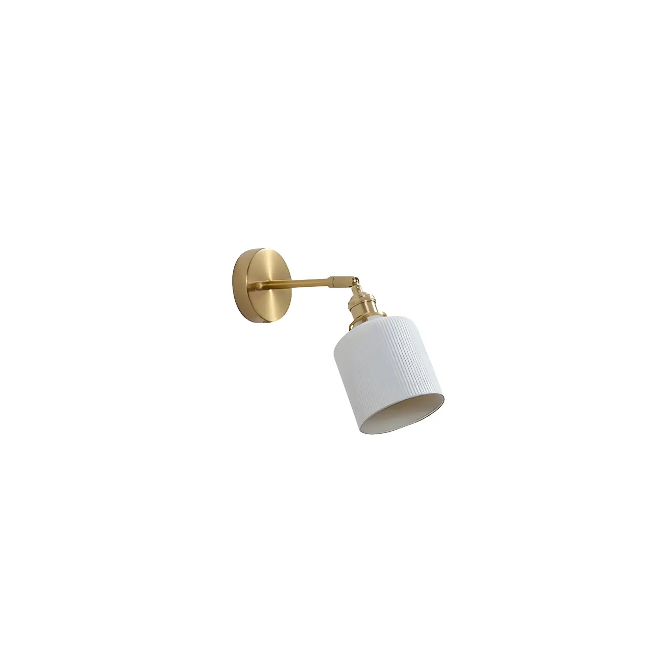 Modern Brass Down Swing Arm Wall Light for Bedroom Decor | homeyfad