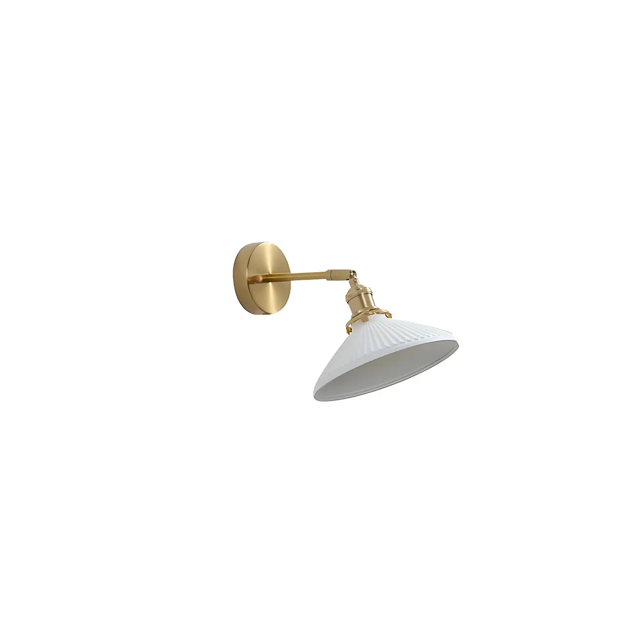 Modern Brass Down Swing Arm Wall Light for Bedroom Decor | homeyfad