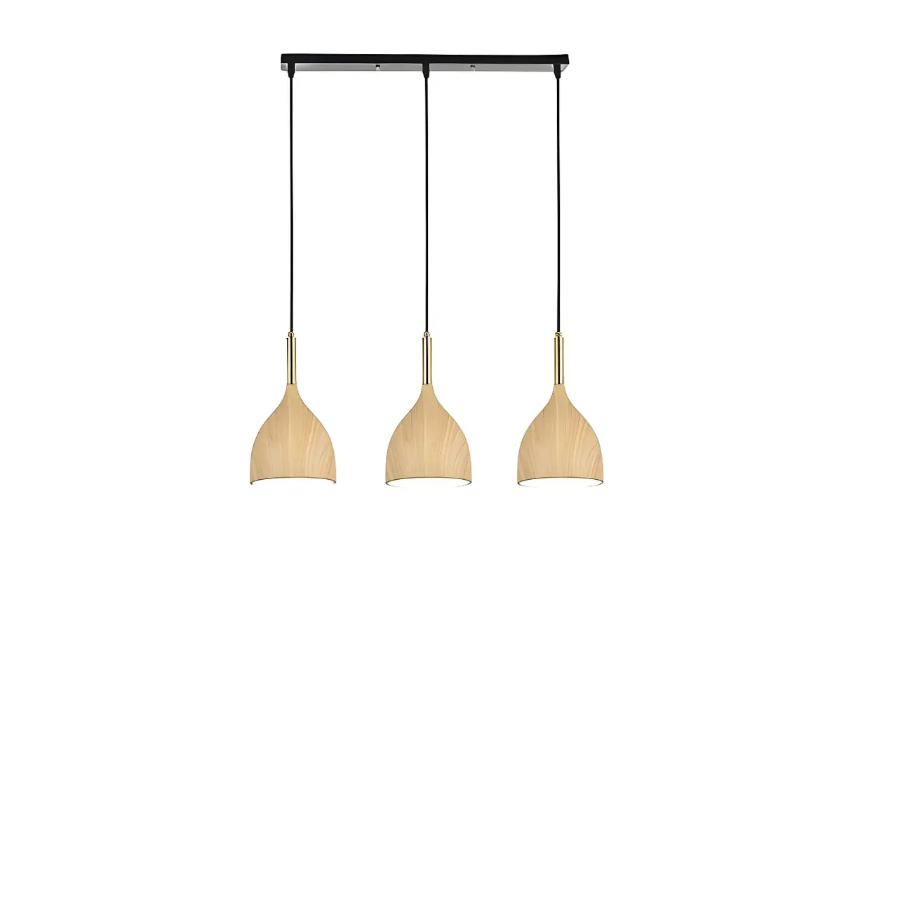 3-Light Modern Adjustable Length Island Pendant Light for Kitchen Image - 4 | homeyfad
