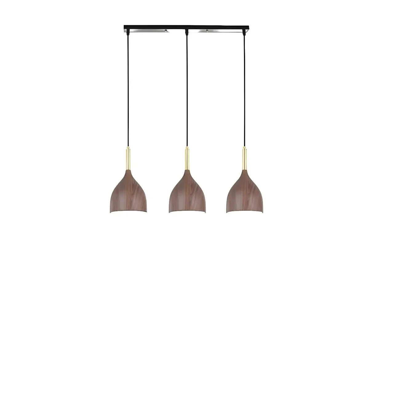 3-Light Modern Adjustable Length Island Pendant Light for Kitchen Image - 5
