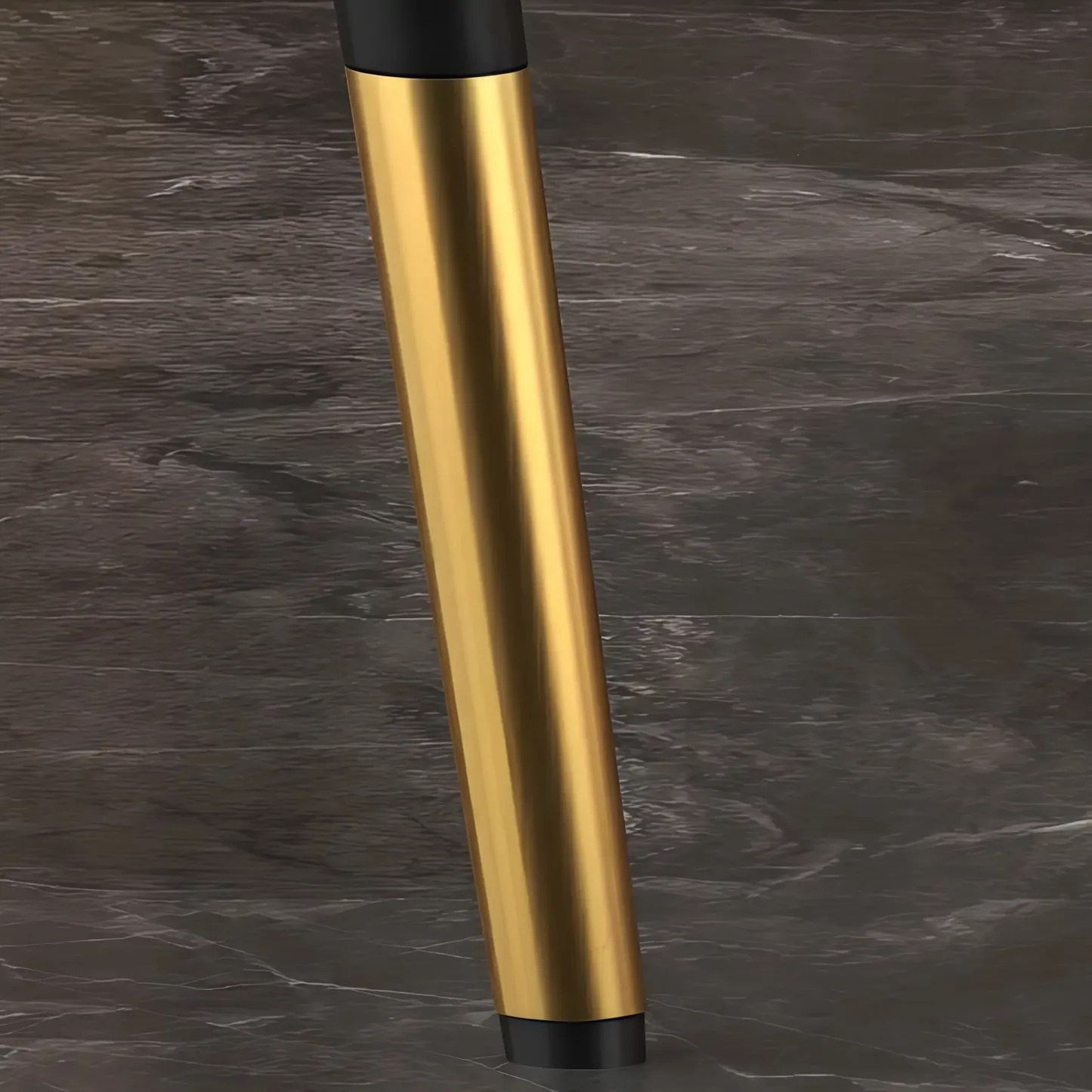 Art Deco Leather Swivel Bucket Cushioned Bar Stool Image - 8