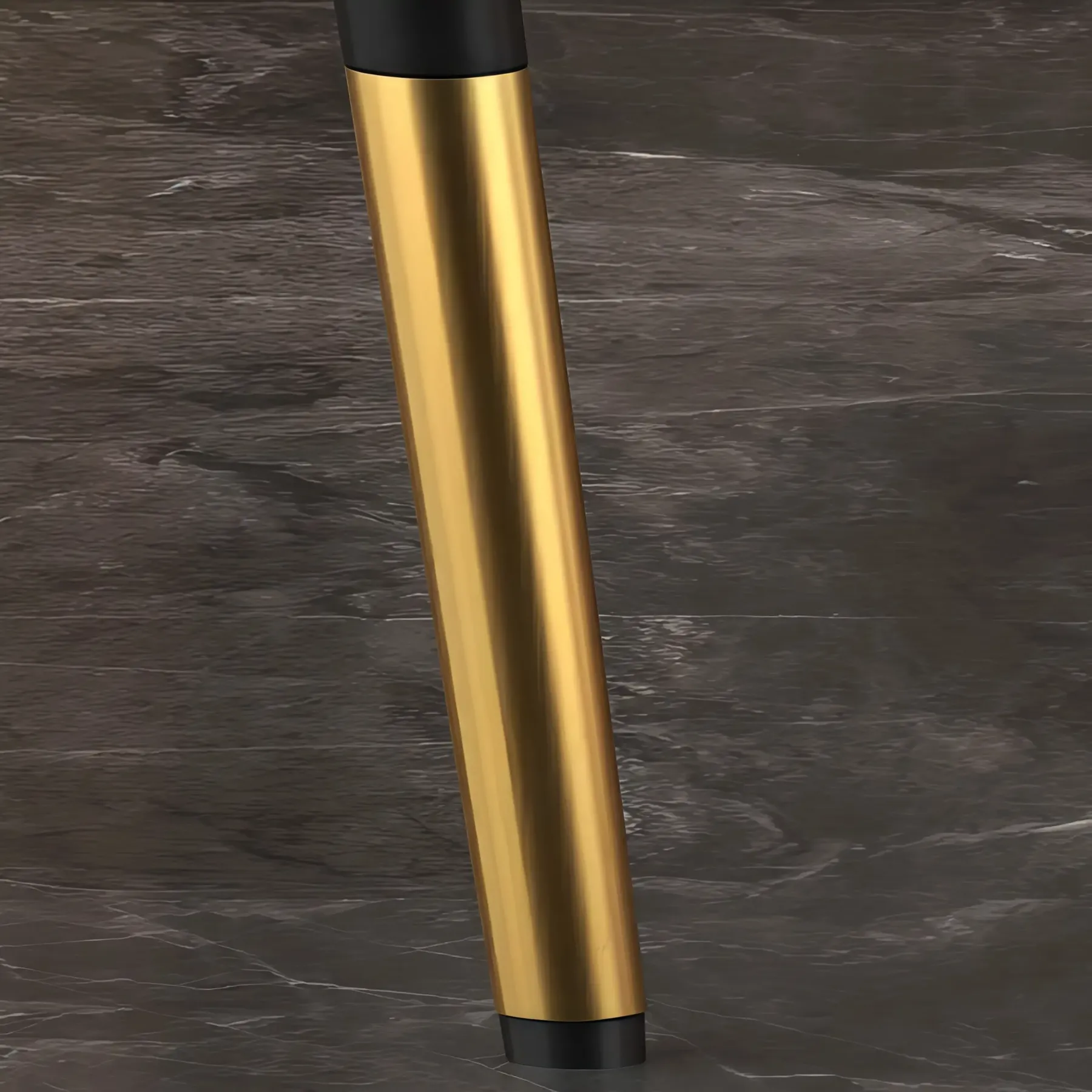 Art Deco Leather Swivel Bucket Cushioned Bar Stool Image - 8