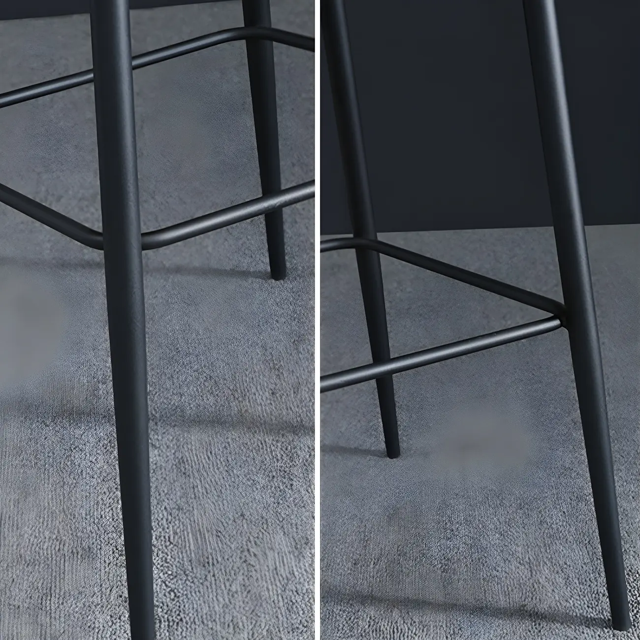 Bucket Faux Leather Wingback Counter Height Bar Stools Image - 8 | homeyfad