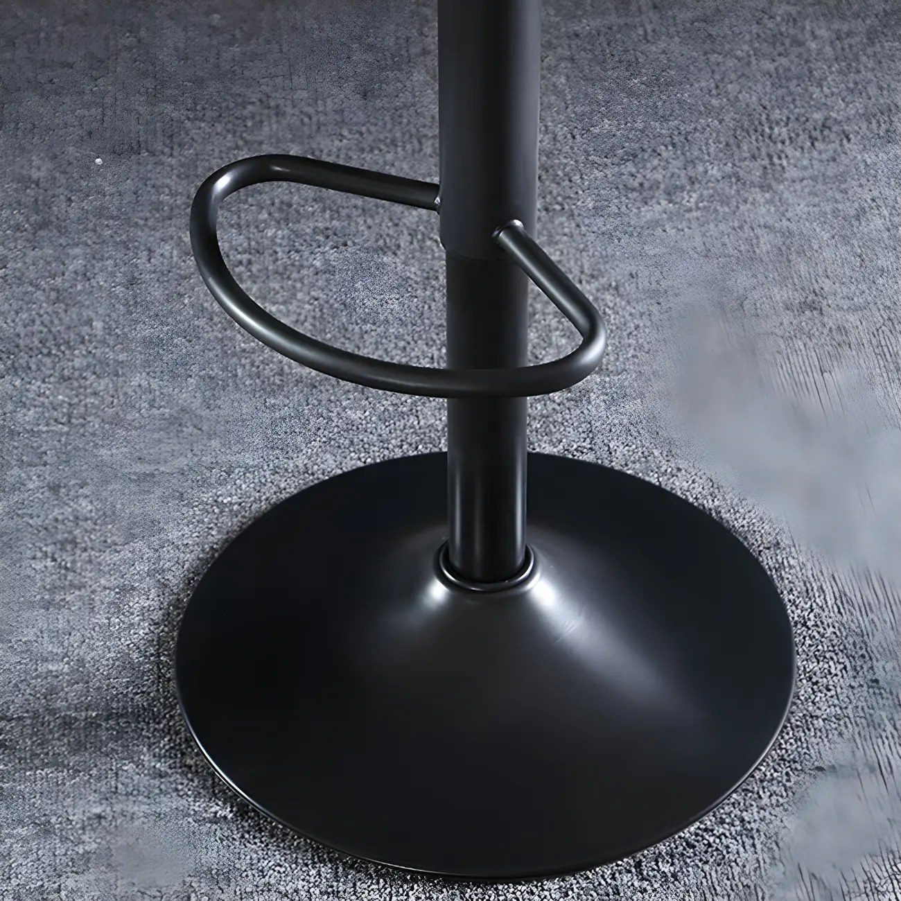 Traditional Leather Adjustable Bar Stools with Backrest for Home Image - 12 | homeyfad