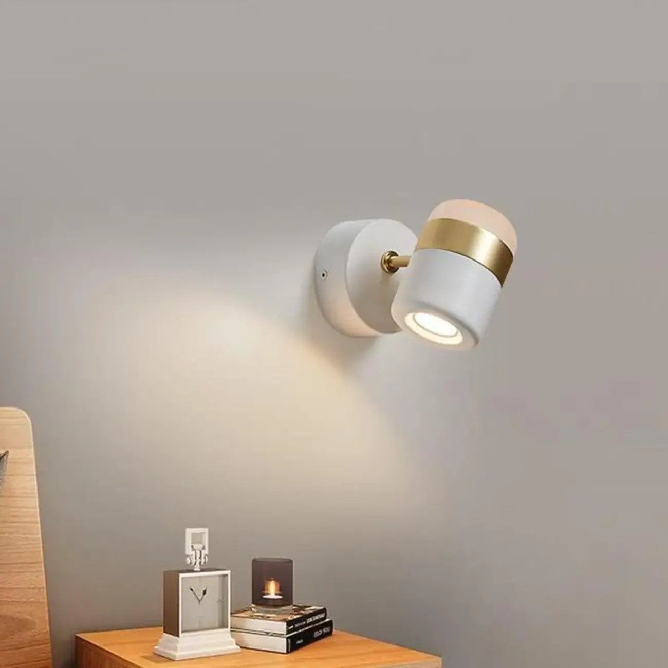 Modern 2-Light Cylinder Adjustable Wall Sconce Image - 1