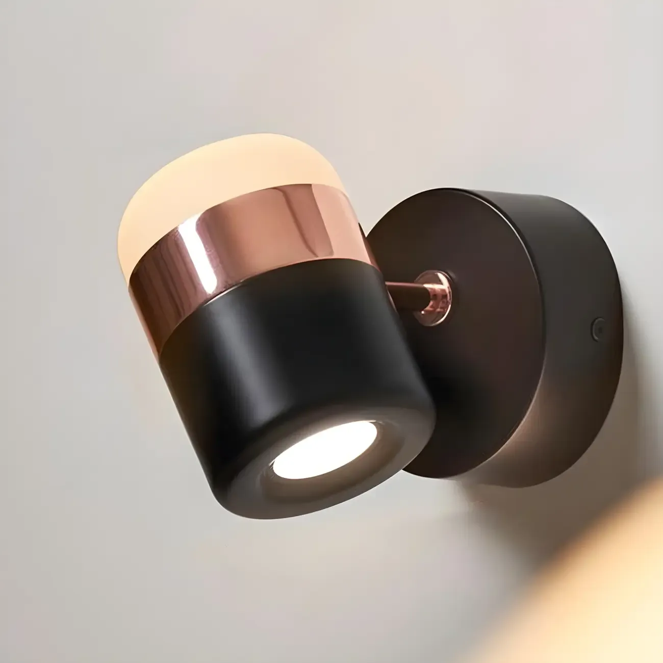 Modern 2-Light Cylinder Adjustable Wall Sconce Image - 3