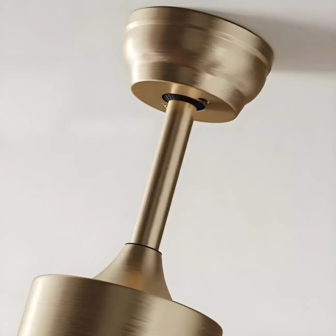 Metal Industrial Ceiling Fan for Residential Use, Integrated LED Light, One Source Image - 11 | homeyfad