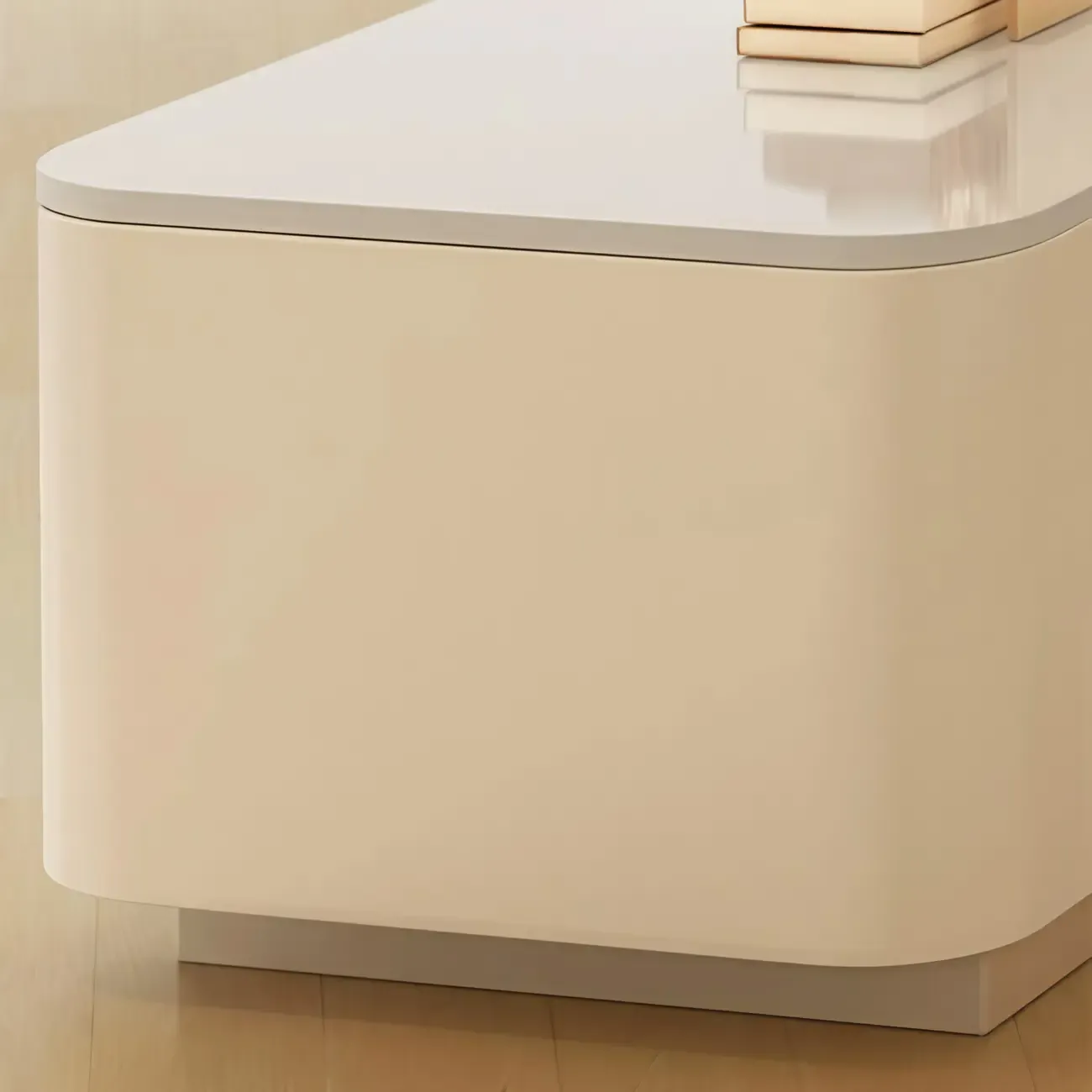 63" Sintered Stone Top Long TV Stand with Cable Management Image - 4