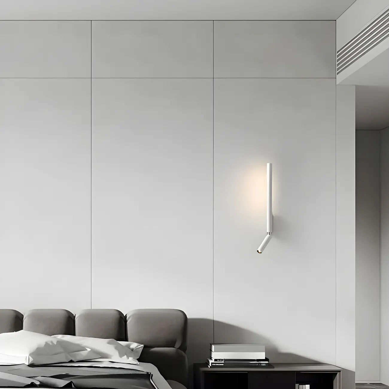 Modern Minimalist Aluminium Reading Wall Light for Living Room Image - 5 | homeyfad