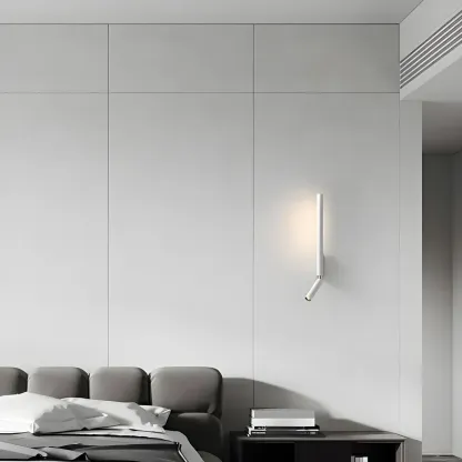 Modern Minimalist Aluminium Reading Wall Light for Living Room Image - 5