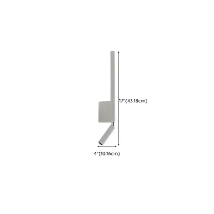 Modern Minimalist Aluminium Reading Wall Light for Living Room Image - 10