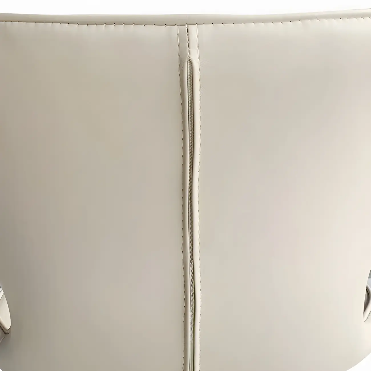 White Modern	Leather Saddle Seat Shell Back Bar Stools Image - 3 | homeyfad