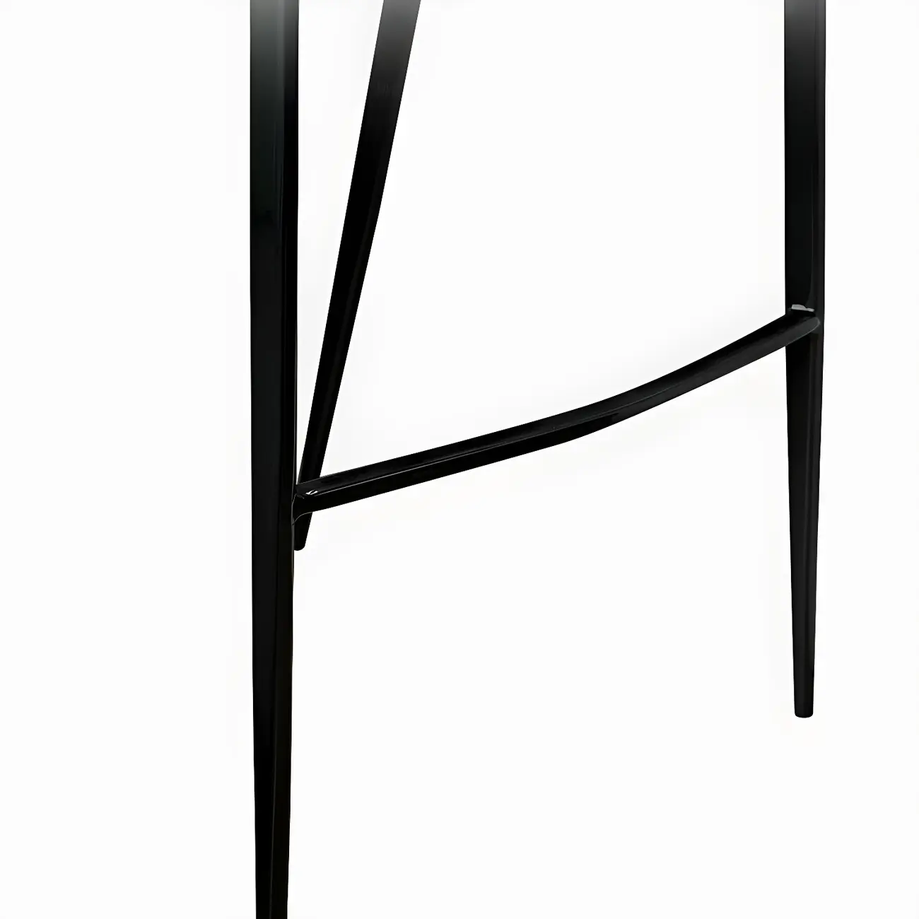 White Modern	Leather Saddle Seat Shell Back Bar Stools Image - 5 | homeyfad