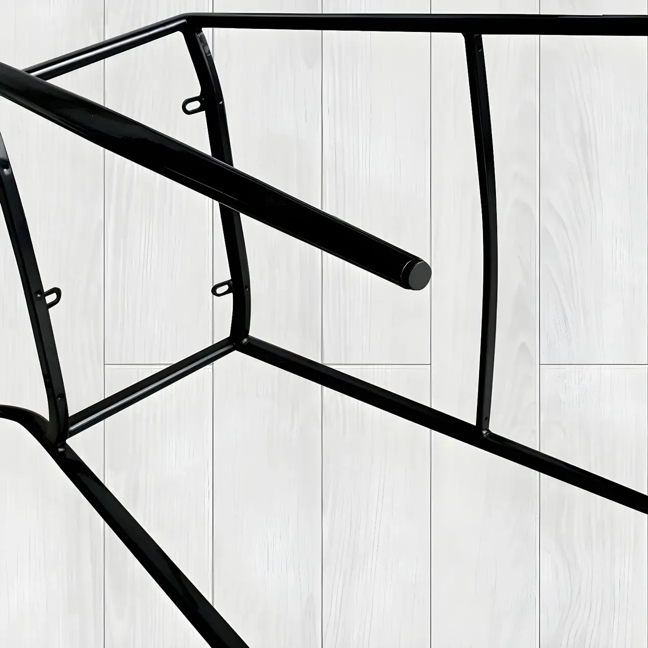 White Modern	Leather Saddle Seat Shell Back Bar Stools Image - 4