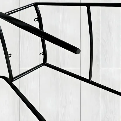 White Modern	Leather Saddle Seat Shell Back Bar Stools Image - 4