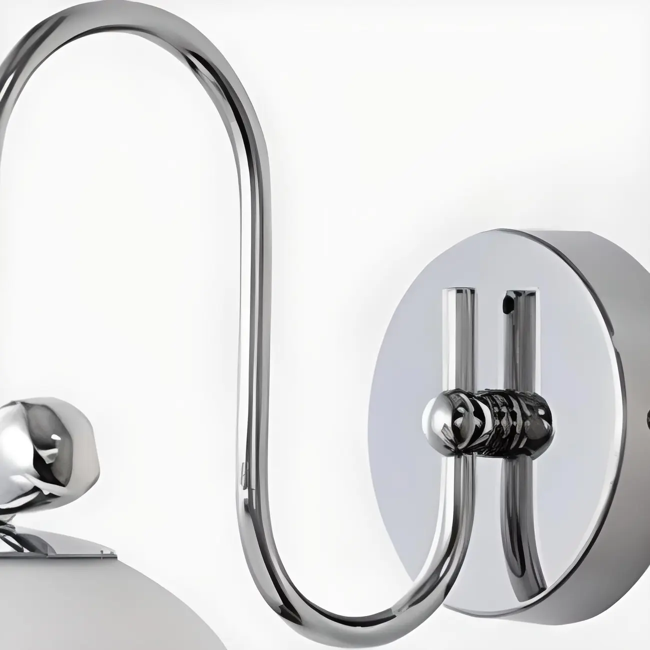 Modern Chrome Globe Glass Indoor Wall Sconce Light Image - 9 | homeyfad