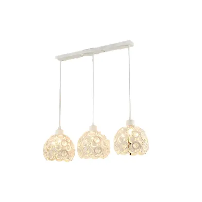 Modern Crystal Dome Island Pendant Light for Kitchen Image - 4