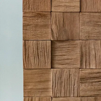 Medieval Style Wood Black Narrow Nightstand  Image - 7