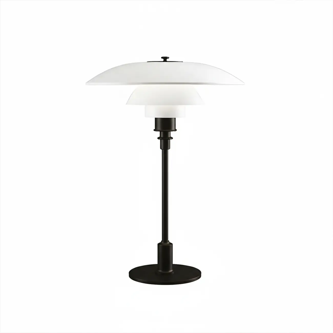 Post-Modern Tiered LED Table Lamp with Built-In Power Image - 5 | homeyfad