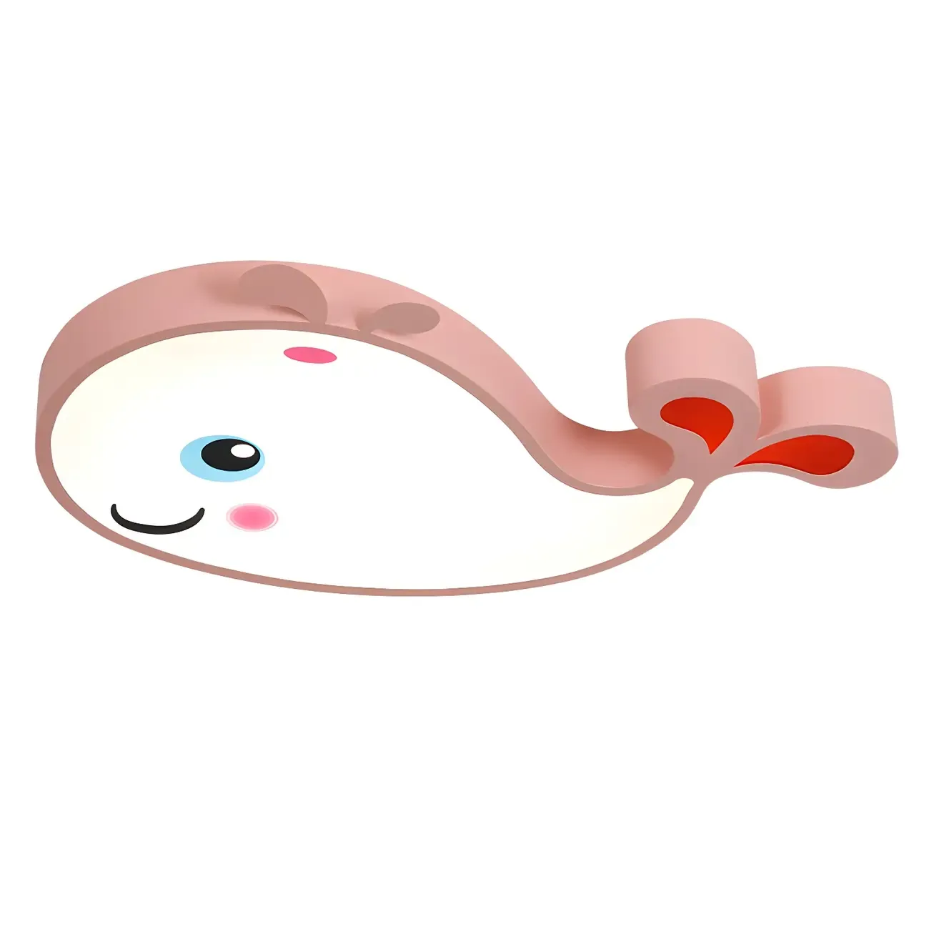 Kids LED Flush Ceiling Light with Dolphin Shape for Bedroom