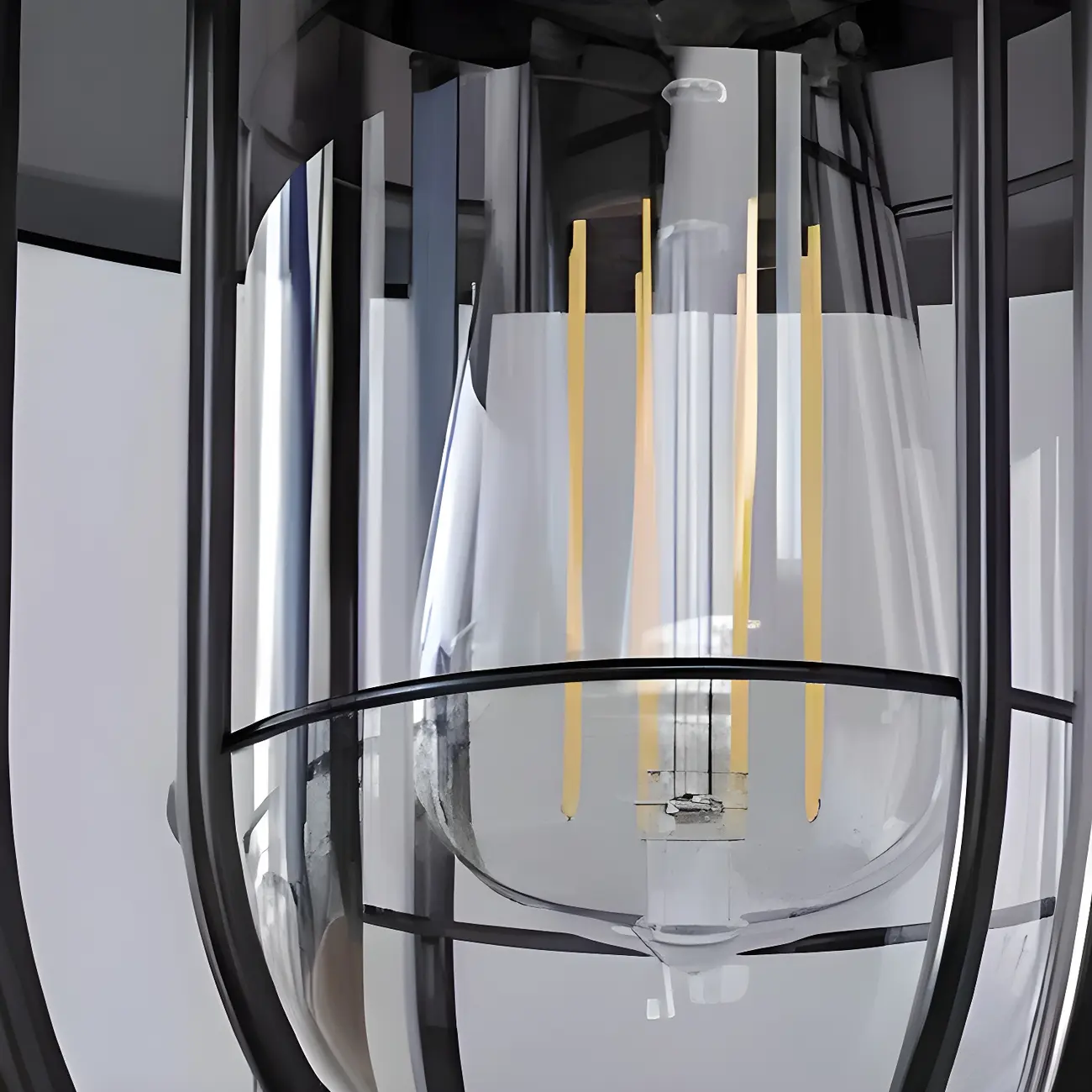 Industrial Black Geometric Metal Outdoor Wall Light Image - 11 | homeyfad